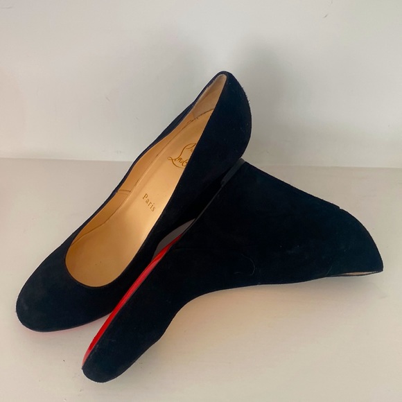 Christian Louboutin Suede Wedges🌹💋 - Picture 7 of 9
